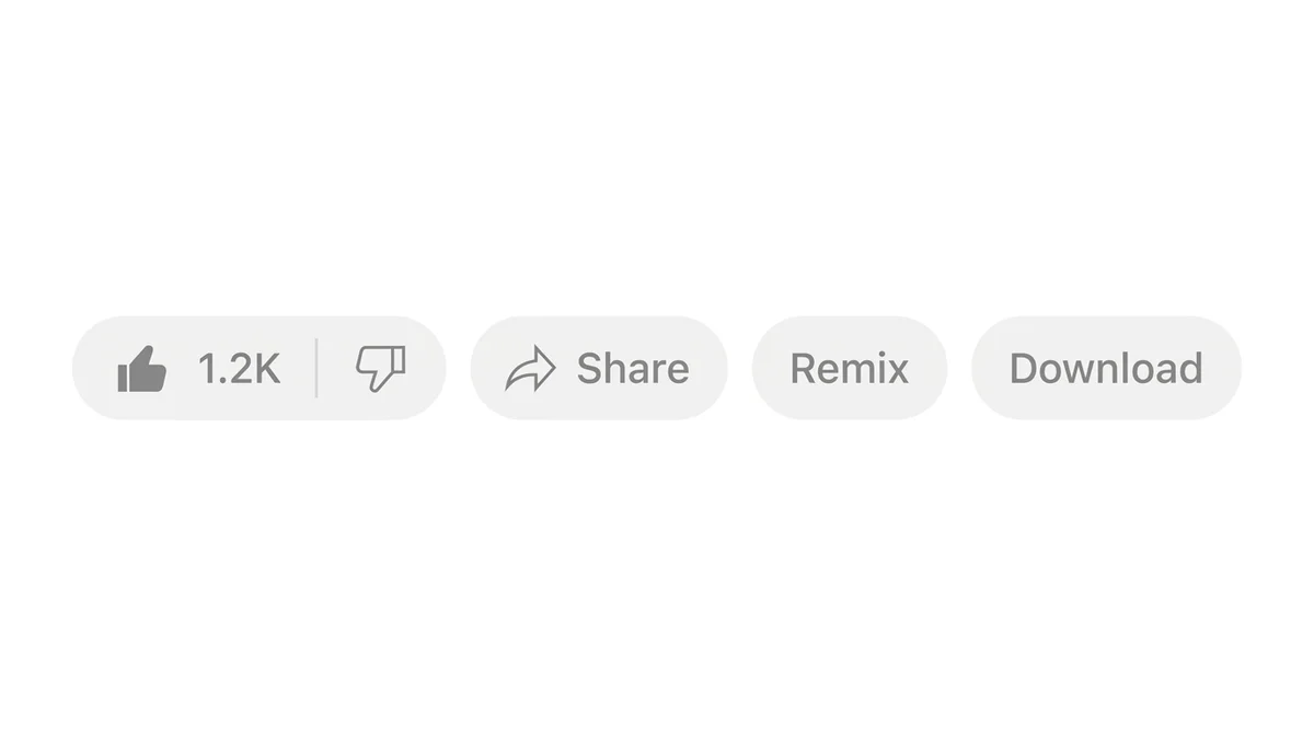 YouTube action row under a video with the Share button